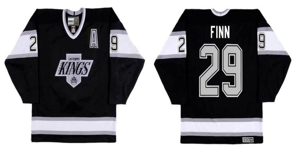 2019 Men Los Angeles Kings 29 Finn Black CCM NHL jerseys